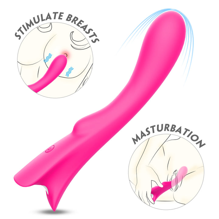 2025 Premium Silicone G-Spot & Clitoral Stimulator – 9 Vibration Modes, Waterproof Design for Solo/Couples Play