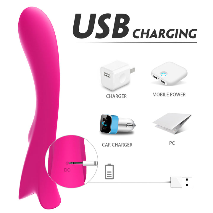 2025 Premium Silicone G-Spot & Clitoral Stimulator – 9 Vibration Modes, Waterproof Design for Solo/Couples Play