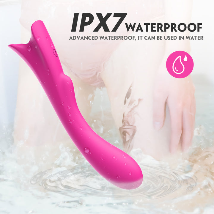 2025 Premium Silicone G-Spot & Clitoral Stimulator – 9 Vibration Modes, Waterproof Design for Solo/Couples Play