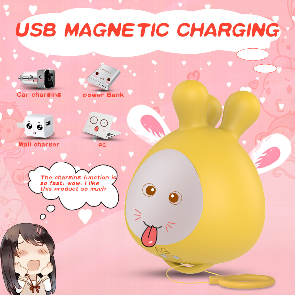 9-Speed Mini Vibrator for Women-USB/Car Fast Charge, IPX6 Waterproof Ultra-Quiet Silicone Toy