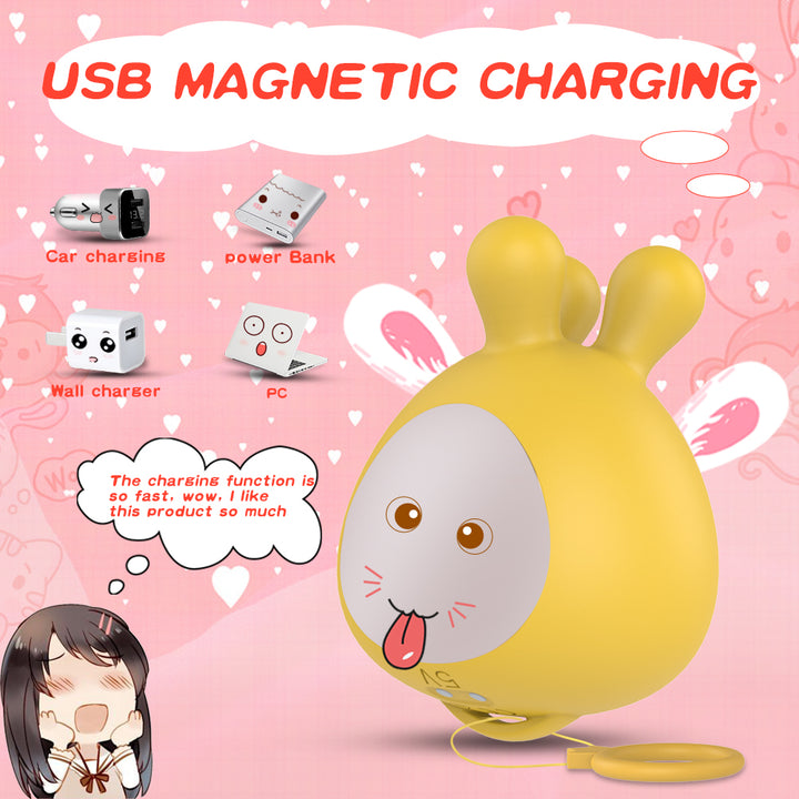 9-Speed Mini Vibrator for Women-USB/Car Fast Charge, IPX6 Waterproof Ultra-Quiet Silicone Toy