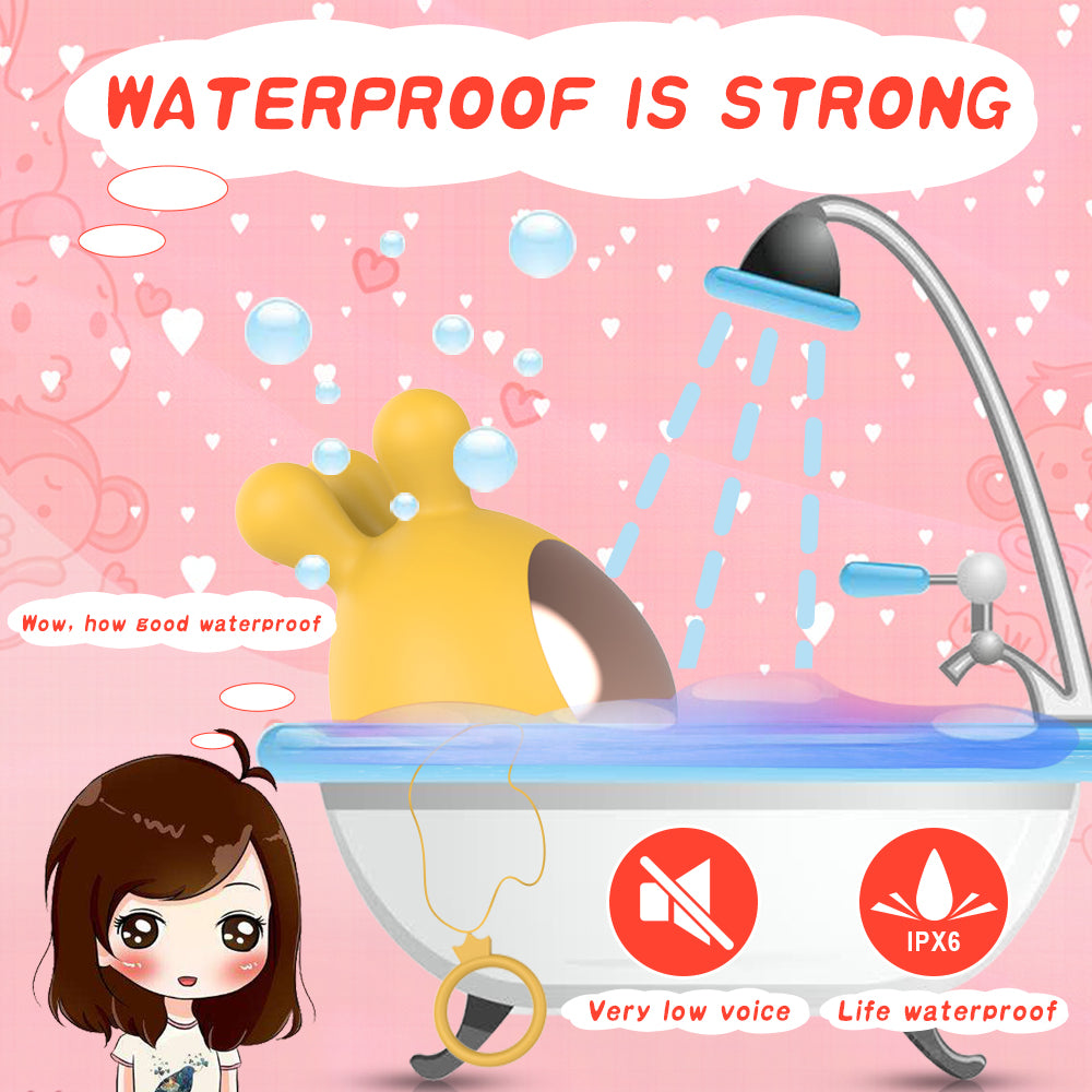 9-Speed Mini Vibrator for Women-USB/Car Fast Charge, IPX6 Waterproof Ultra-Quiet Silicone Toy