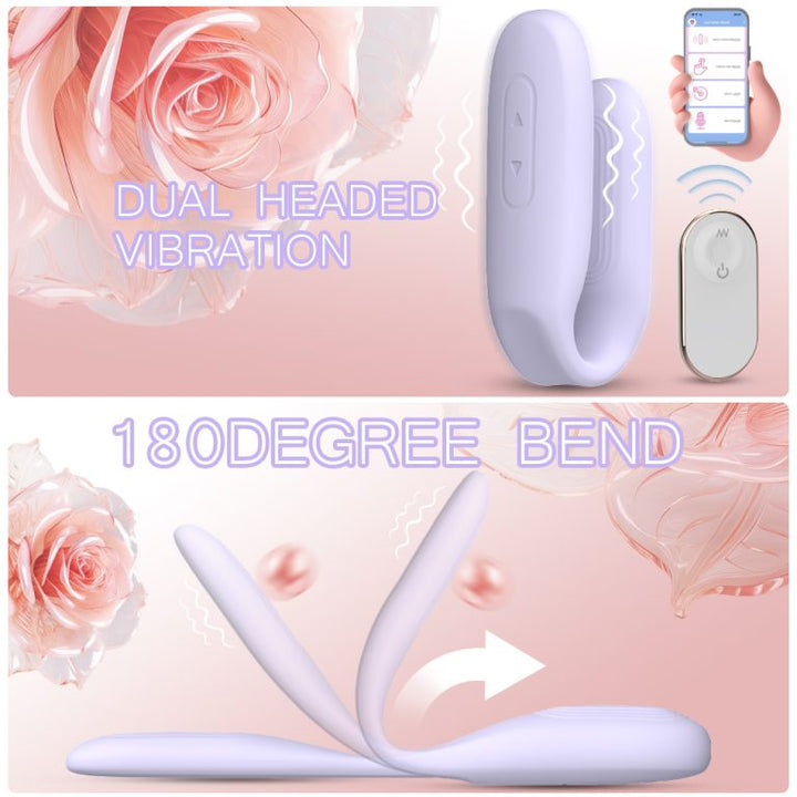 Wearable Dual-Head Vibrator for Women – 9 Vibration Modes, G-Spot & Clitoral Stimulator, Waterproof & USB Rechargeable