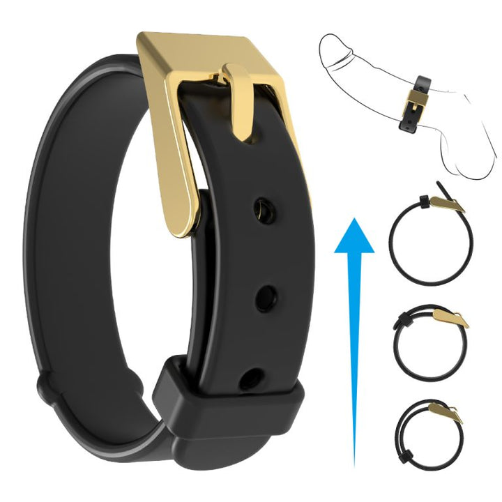 Time Delay Cock Ring Silicone Sex Toys Quiet Penis Ring