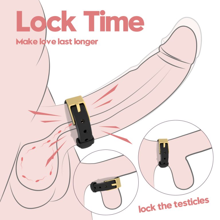 Time Delay Cock Ring Silicone Sex Toys Quiet Penis Ring