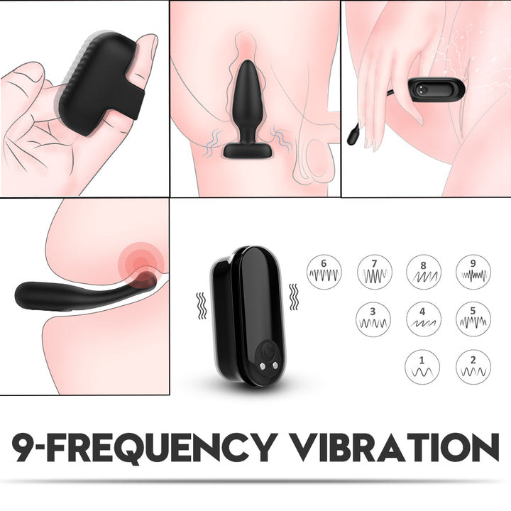Anal Plug G Spot Vibrators Finger Sleeve Vagina Vibrator Sex Toy Sets