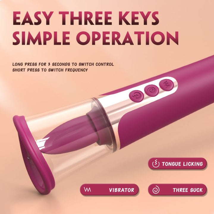 Ladies Sucking&Tongue Sex Toys Adult Sex Toys Manufacturers Direct Sales 9-Frequency Vibration Adult Toys
