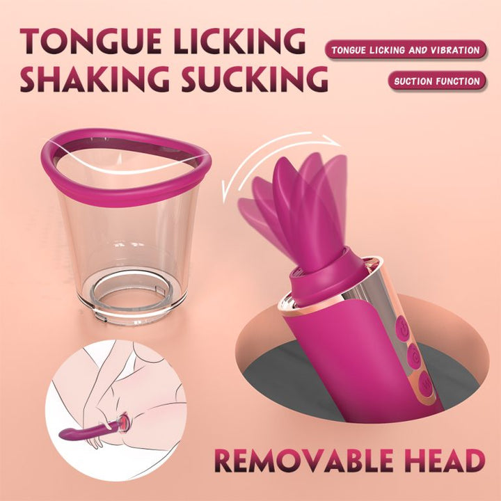 Ladies Sucking&Tongue Sex Toys Adult Sex Toys Manufacturers Direct Sales 9-Frequency Vibration Adult Toys